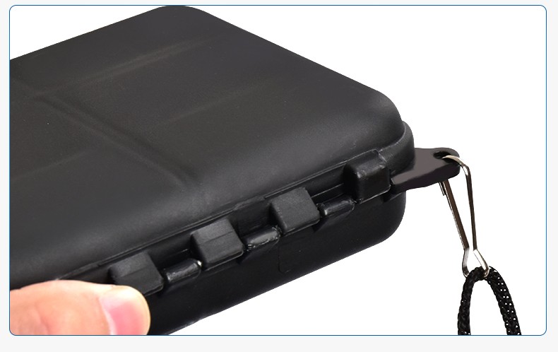 wholesale waterproof multifunctional mini plastic lure hook fishing tackle boxes small