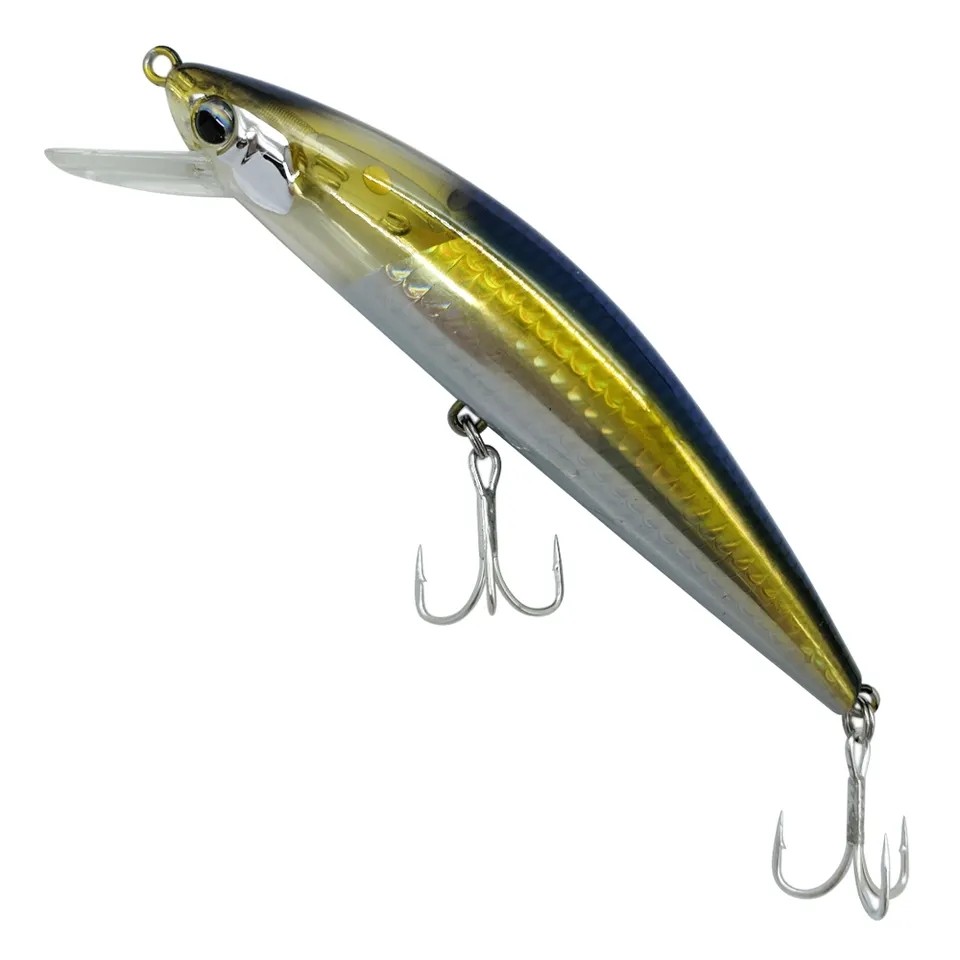 120mm 38g Sinking Minnow Bait Saltwater Fishing Lures for Sea Bass High Quality Fishing Tackle