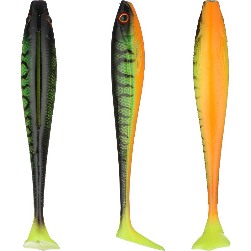 9cm5.4g fish-shaped road bait Soft bait Soft bug bionic warped mouth bass blackfish road bait