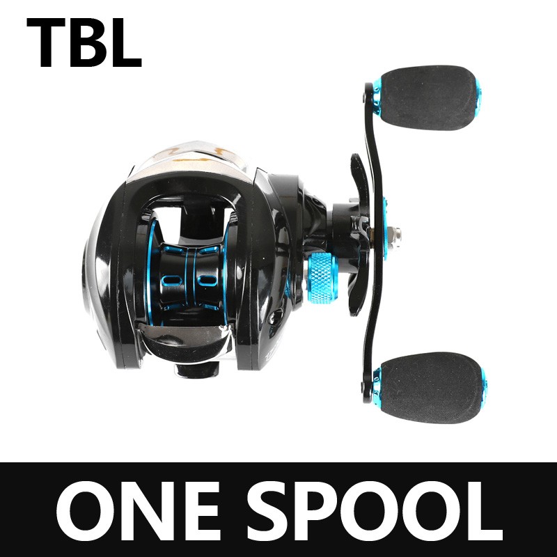 7.2:1 High Speed Baitcasting Reel 222g 8+1BB Super Long Casting Fishing 8KG Max Drag Carp Fishing Tackle Doble Spool