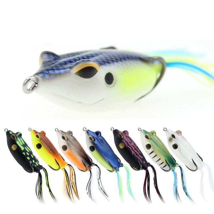 Hot-selling soft frog fishing baits 7cm/19g frog lure for snakehead artificial fishing baits