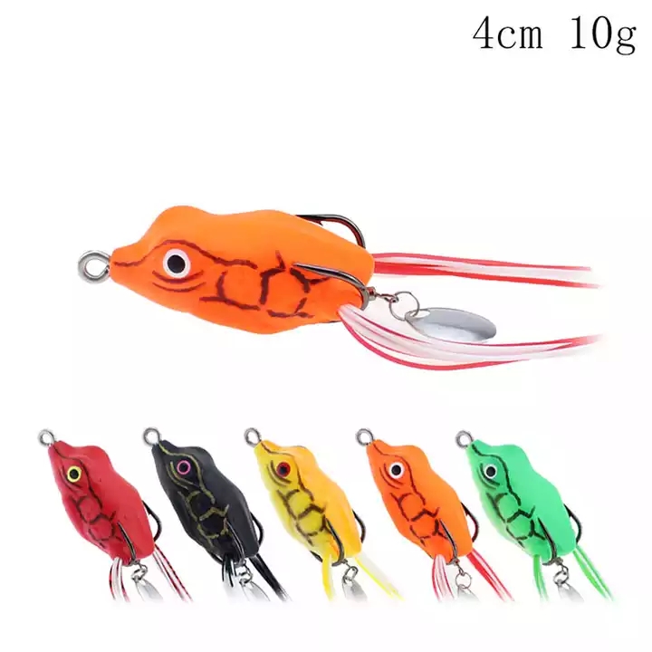 40mm 10g high quality mustad hook Southeast Asian style ray frog