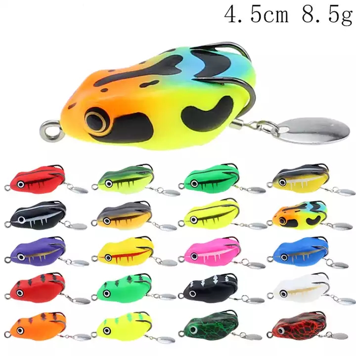 New OEM 45mm 8.5g Hot sale 20 colors Mini Thunder Thai snake fish with a stron black hook fro lure