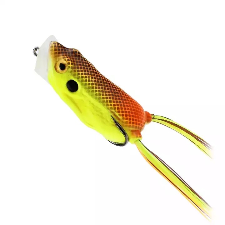 Top water fishing frog lure 7cm 18g hit the water simulation fishing lures frog extremely strong bait frog for pike bass