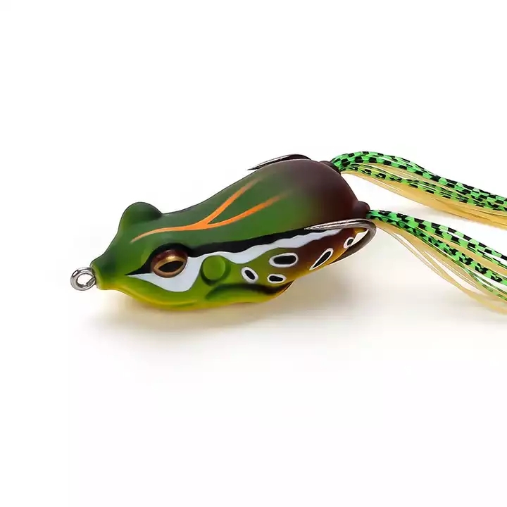 Full Custom BF01 Soft Frog Hot Top Water Lifelike Frog Floating Baitfish Eyes Artificial Wholesale Fishing Soft Frog Lure