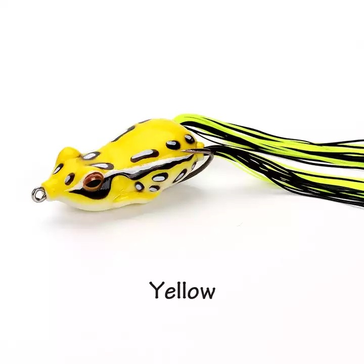 Full Custom BF01 Soft Frog Hot Top Water Lifelike Frog Floating Baitfish Eyes Artificial Wholesale Fishing Soft Frog Lure