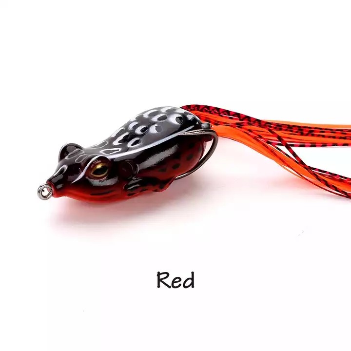 Full Custom BF01 Soft Frog Hot Top Water Lifelike Frog Floating Baitfish Eyes Artificial Wholesale Fishing Soft Frog Lure