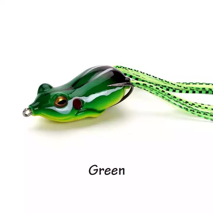 Full Custom BF01 Soft Frog Hot Top Water Lifelike Frog Floating Baitfish Eyes Artificial Wholesale Fishing Soft Frog Lure