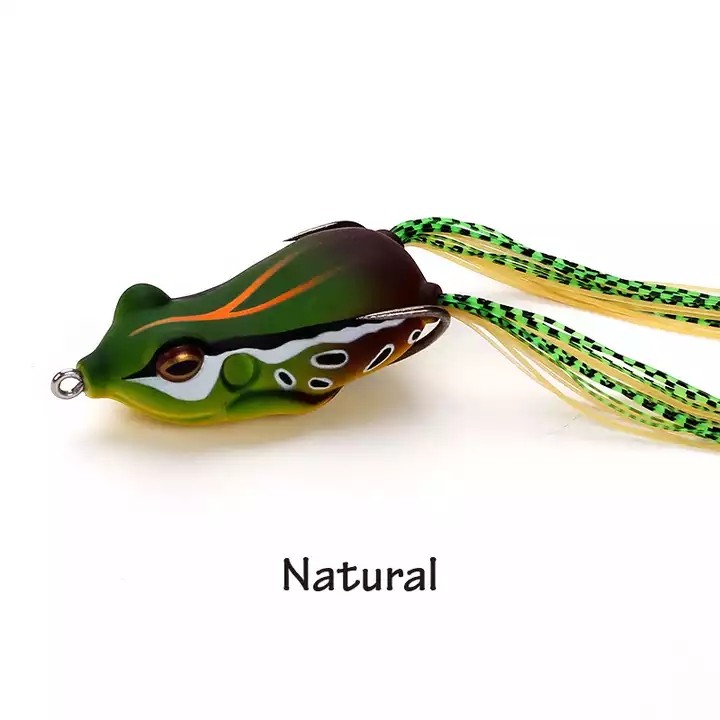 Full Custom BF01 Soft Frog Hot Top Water Lifelike Frog Floating Baitfish Eyes Artificial Wholesale Fishing Soft Frog Lure