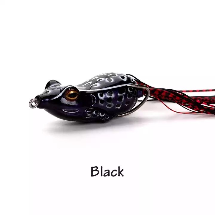 Full Custom BF01 Soft Frog Hot Top Water Lifelike Frog Floating Baitfish Eyes Artificial Wholesale Fishing Soft Frog Lure