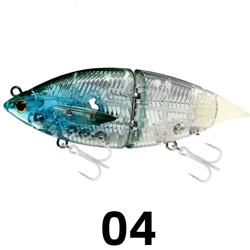 NEW 2 Joint Swimbait 120mm 40g Wobbler Floating Fishing Lure Big Bait for Pike Bass Fishing