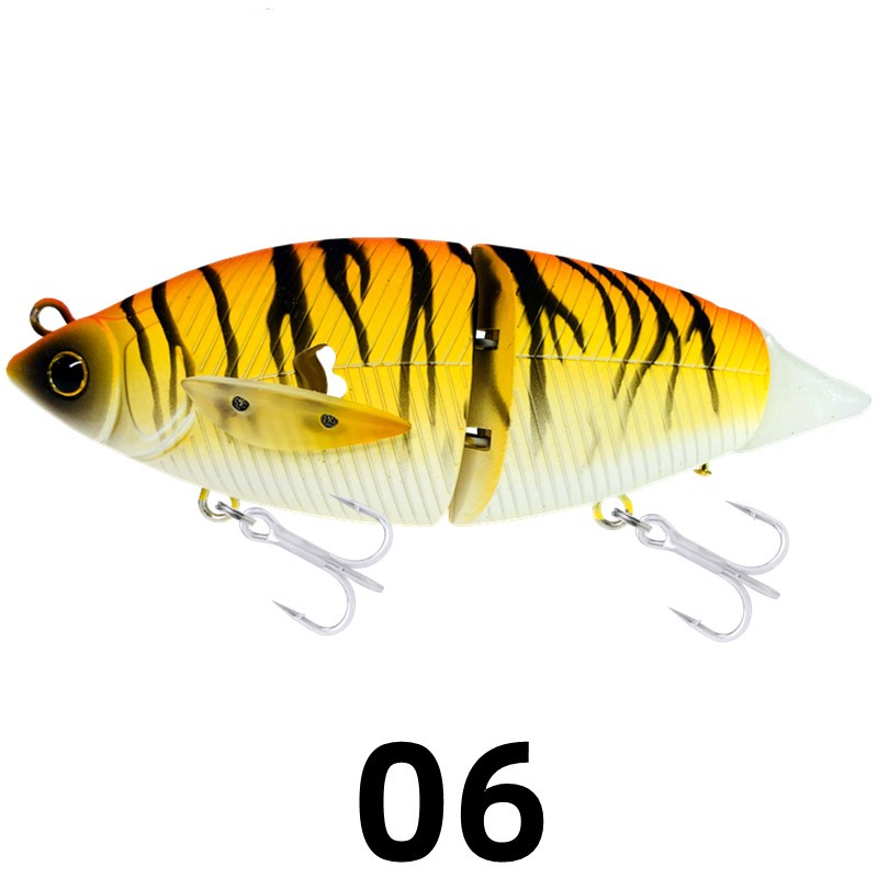 NEW 2 Joint Swimbait 120mm 40g Wobbler Floating Fishing Lure Big Bait for Pike Bass Fishing