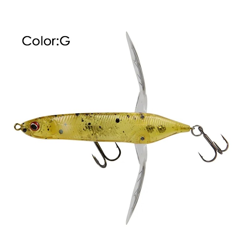 Fishing Lures Top Water Floating Wobbler Popper 80mm 6.6g Hard Bait Dragonfly Subbait Insect Tackle Freshwater Bass Trout