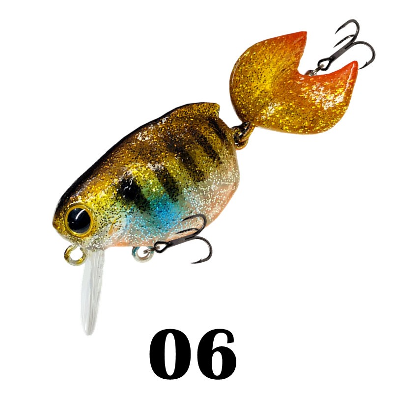 New Goldfish Floating Fishing Lure Crank 55mm 7.5g Freshwater Bass Crankbait Surface Artificial Hard Baits Wobblers Wake Bait