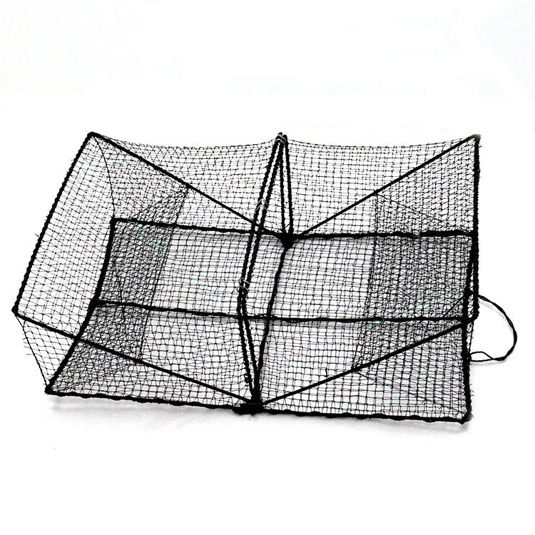 Foldable Rectangular Crab Cage For Sea Crab And Mud Crab