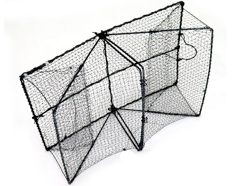 Foldable Rectangular Crab Cage For Sea Crab And Mud Crab