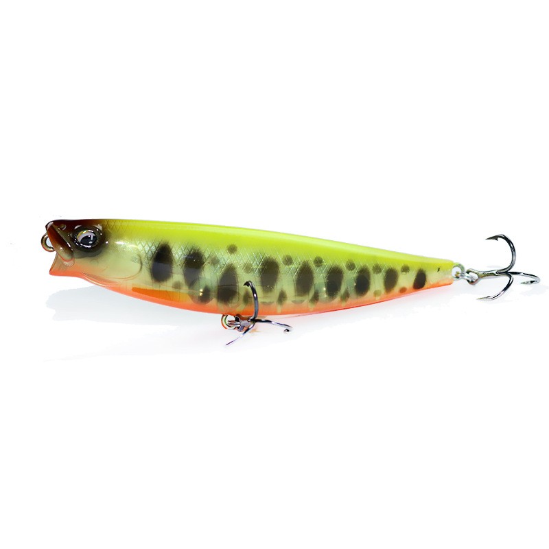 Long throw word dog scrabble surface system floating road subbait 5g10g wave crawl bait hard bait warped mouth popper hard bait