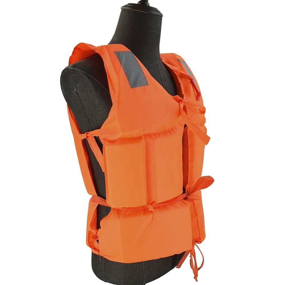 Hot Selling Durable Safety with Reflective Life Jacket Vest 55X40CM Adults Life Jackets Watersports Water Sports Life Saving OEM 