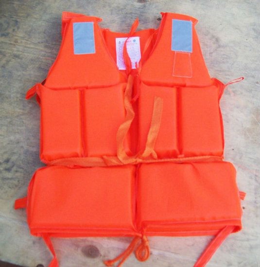 Hot Selling Durable Safety with Reflective Life Jacket Vest 55X40CM Adults Life Jackets Watersports Water Sports Life Saving OEM 