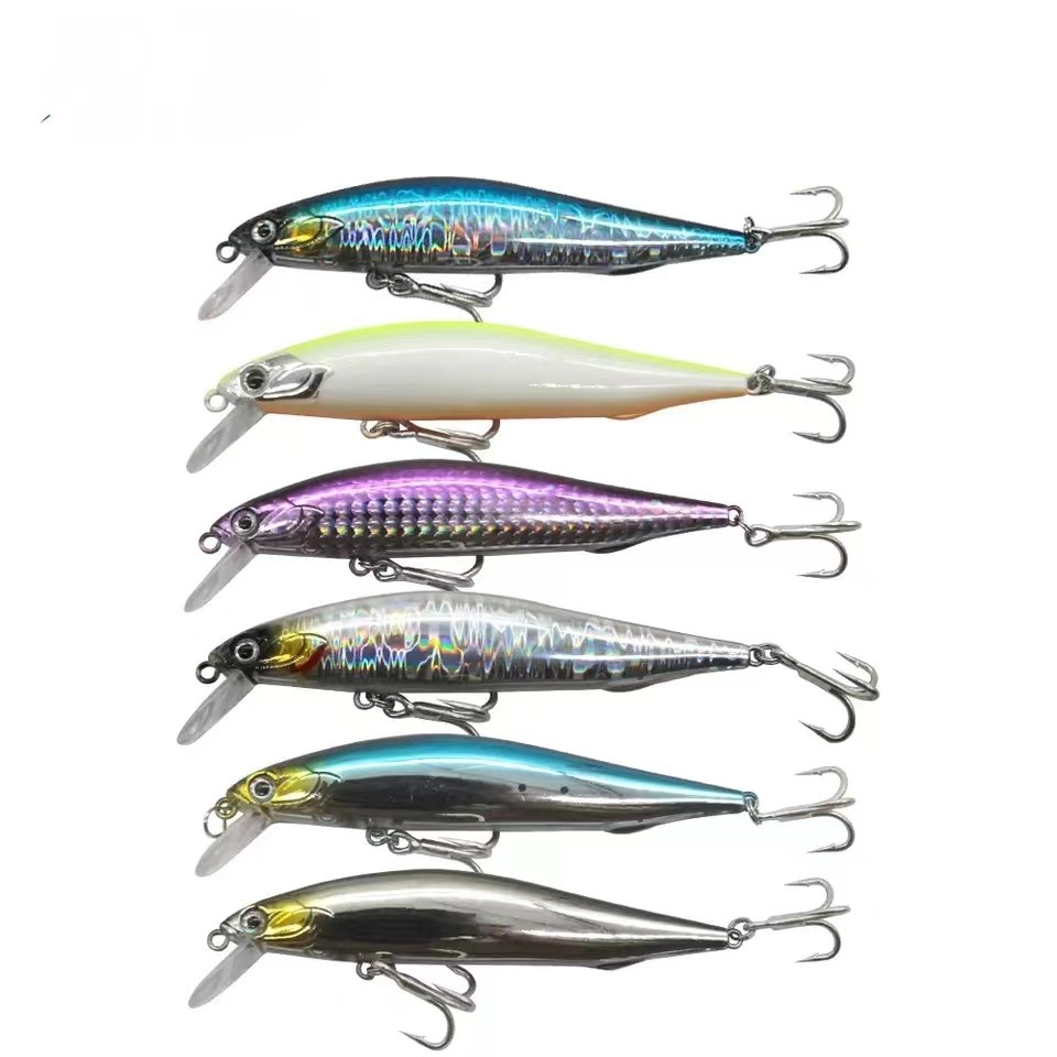 Sinking Minnow Fishing Lure 100mm 14g Quality Artificial Plastic Hard Bait Wobblers Saltwater Fishing Tackles for Bass