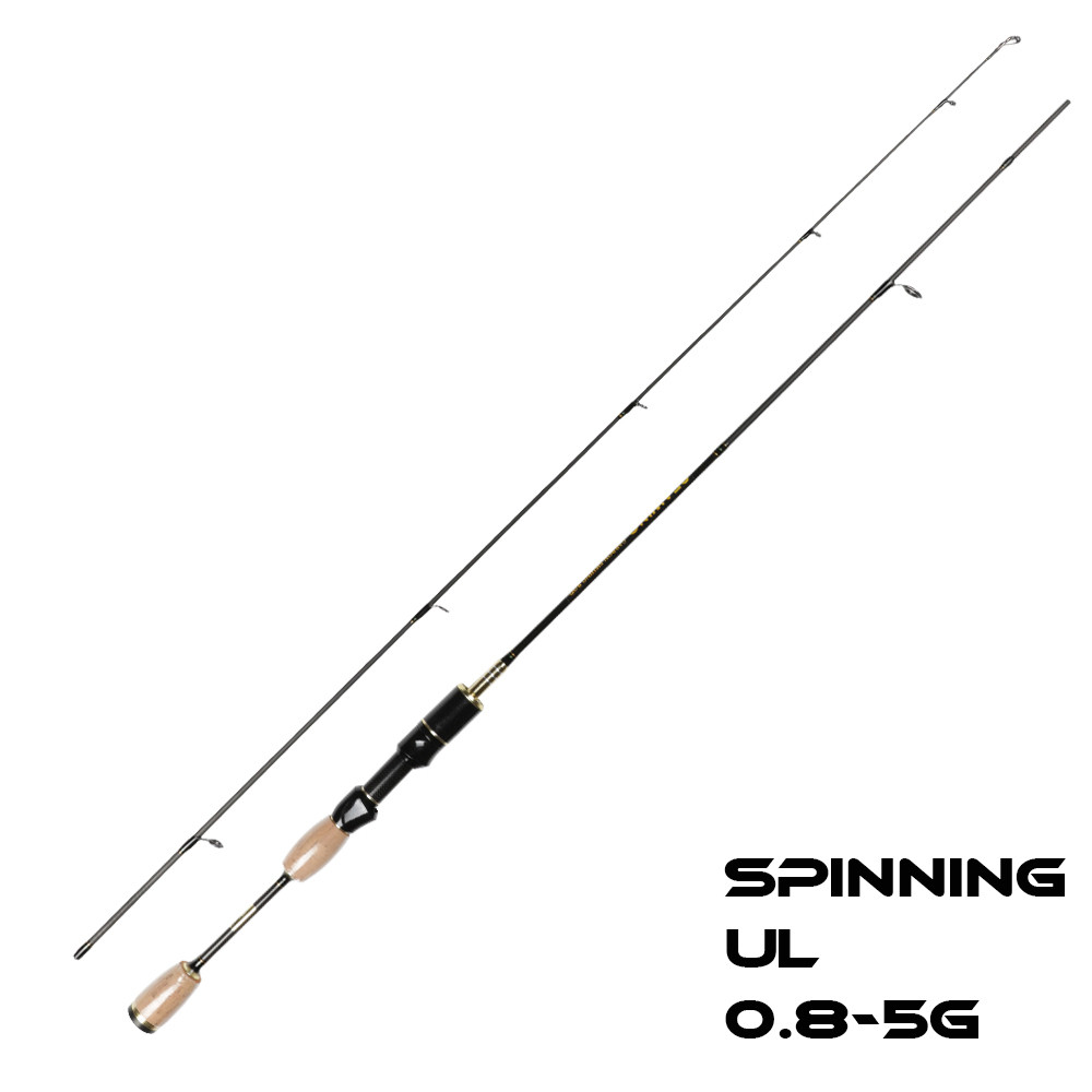 Original 2.1m UL Fishing Spinning Casting Rod Ultra Light C.W 0.8g-5g Carbon Fiber Fishing Rod Fast Action Pole