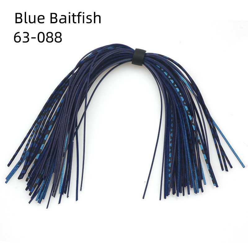 Bundles Mix Color BaitFish Silicone Skirts Layers Spinnerbait Buzzbait Rubber Jig Lures Squid Skirts Fly Tying Material